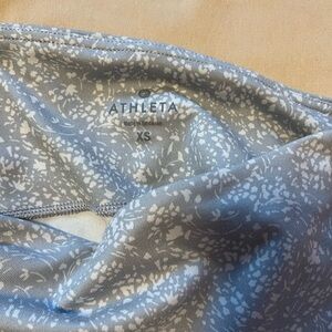 Athleta Gray Patterned Leggings